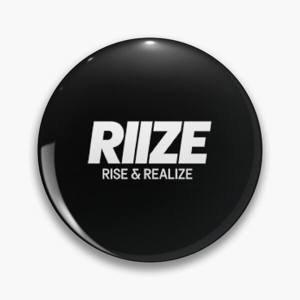 Item preview, RIIZE rise and realize kpop group logo designed and sold by Kpop-Noona.