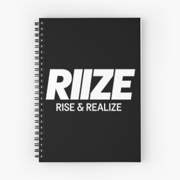 Item preview, RIIZE rise and realize kpop group logo designed and sold by Kpop-Noona.