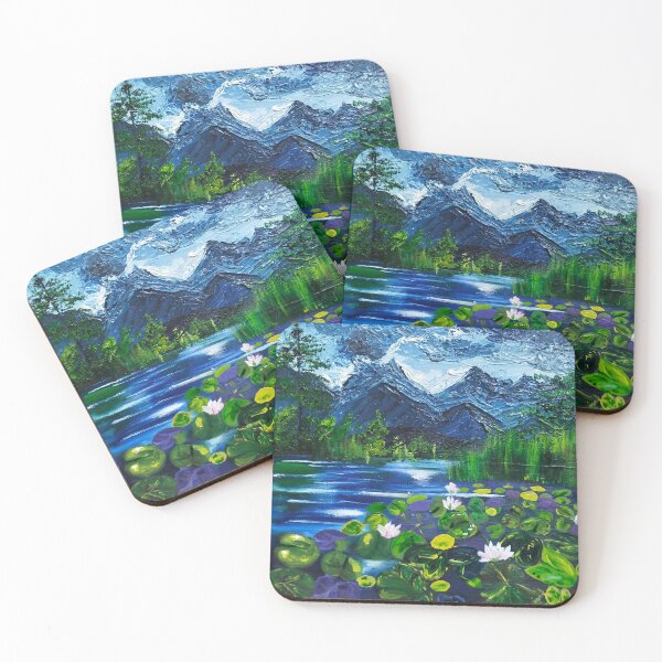 Item preview, Landscape with water lilies  designed and sold by Ananta78.