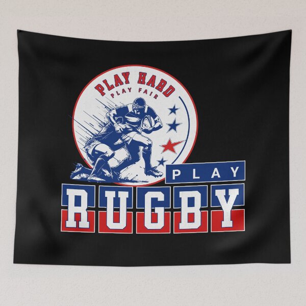 Item preview, Rugby player designed and sold by Graffik-Peeps.