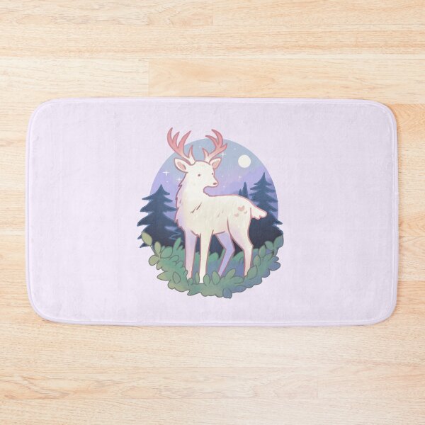 Item preview, White deer in a forest  designed and sold by Artofmayara.