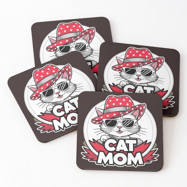Item preview, Confident Cat Mom designed and sold by Chandrakant750.
