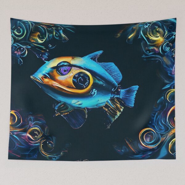 Item preview, Blue Fish designed and sold by Pebbledrops.