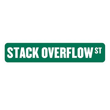 Artwork thumbnail, Stack Overflow Street by PatchMerch
