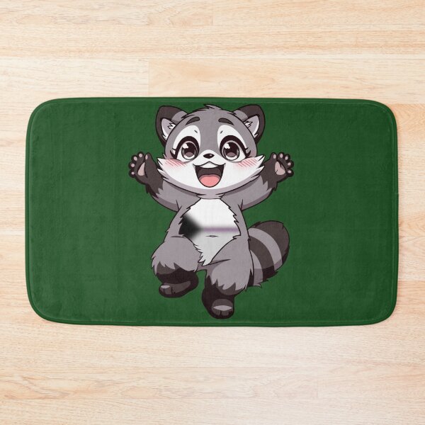 Item preview, Cute Raccoon with Demisexual Pride Flag Colored Tummy , Subtle Demi Design designed and sold by Travelslightly.