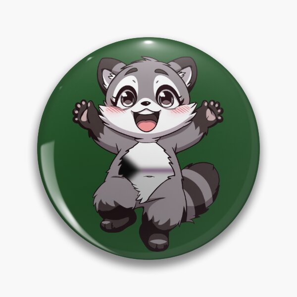 Item preview, Cute Raccoon with Demisexual Pride Flag Colored Tummy , Subtle Demi Design designed and sold by Travelslightly.