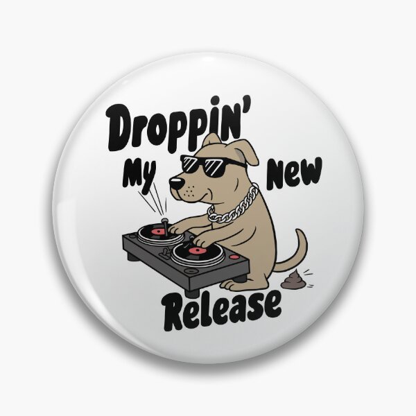 Item preview, Droppin' My New Release Dog Hip-Hop designed and sold by Esskay Designs.