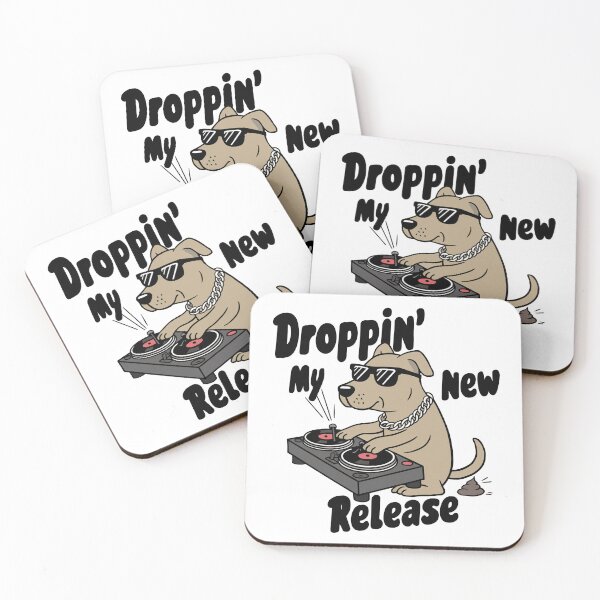 Item preview, Droppin' My New Release Dog Hip-Hop designed and sold by Esskay Designs.