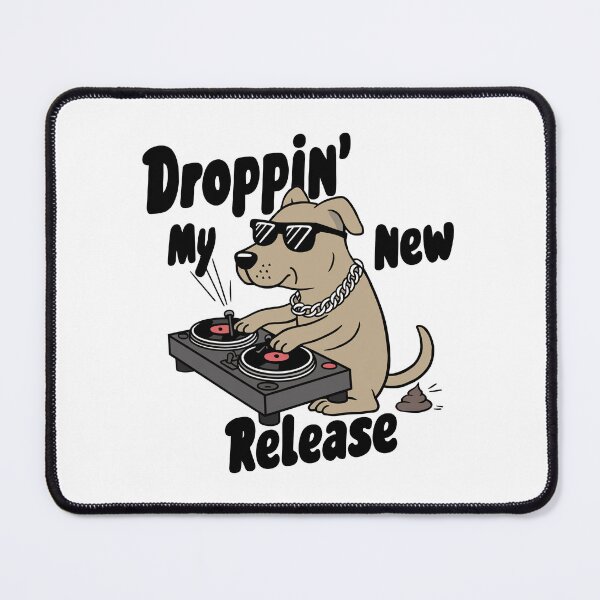 Item preview, Droppin' My New Release Dog Hip-Hop designed and sold by Esskay Designs.