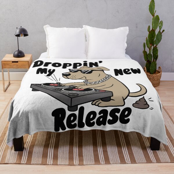 Item preview, Droppin' My New Release Dog Hip-Hop designed and sold by Esskay Designs.
