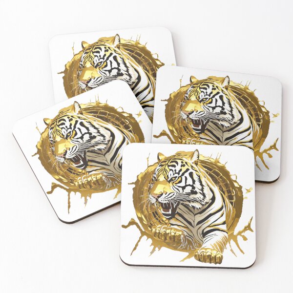 Item preview, Golden Tiger Roar designed and sold by essentialimage.