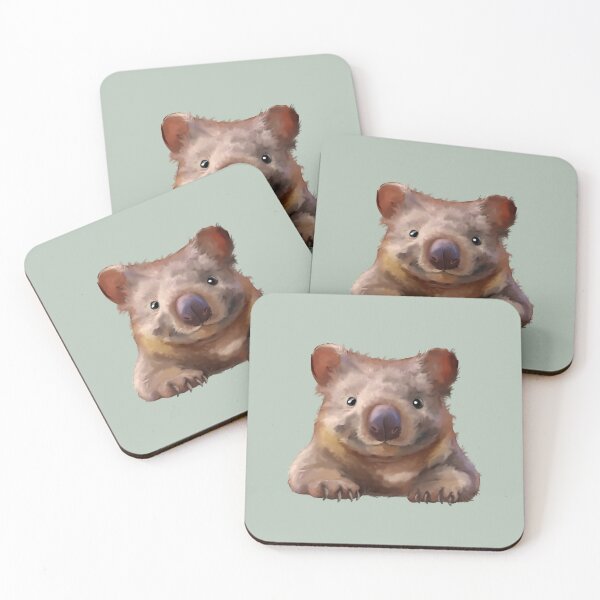 Item preview, I feel Wombat-ful designed and sold by Whimsy Pose Illustrations.