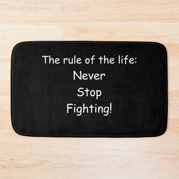 Item preview, The rule of the life: never stop fighting designed and sold by Jackson-Will.
