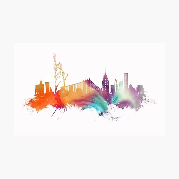 NYC New York City skyline Photographic Print