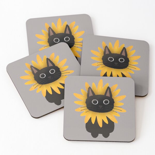 Item preview, Cute Flower Cat designed and sold by onemoormove.