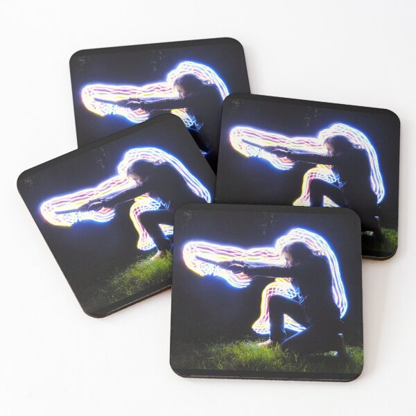 Item preview, Abstract photography body light painting designed and sold by Carré Comme Orange.