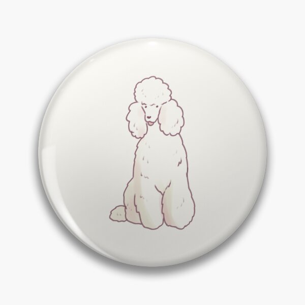 Item preview, White poodle  designed and sold by Artofmayara.