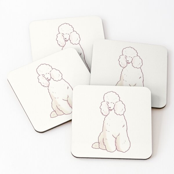 Item preview, White poodle  designed and sold by Artofmayara.