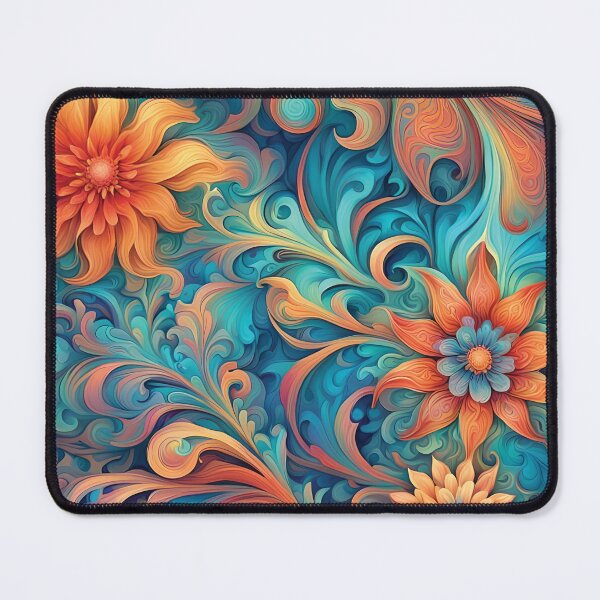 Item preview, Psychedelic Sun & Moon Flowers  designed and sold by Mayastar Designs.