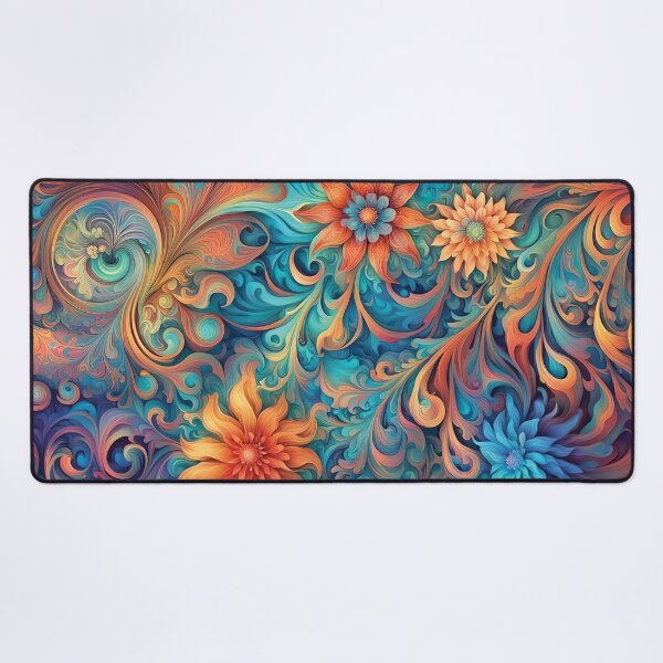 Item preview, Psychedelic Sun & Moon Flowers  designed and sold by Mayastar Designs.
