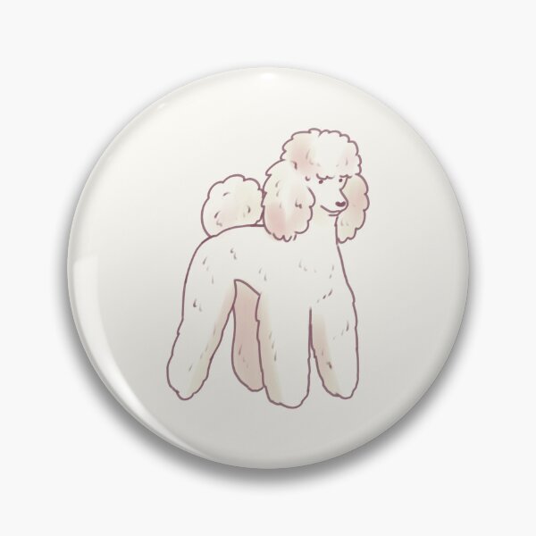 Item preview, White poodle art designed and sold by Artofmayara.