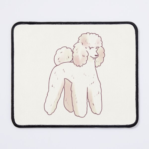 Item preview, White poodle art designed and sold by Artofmayara.
