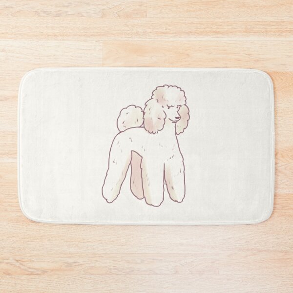 Item preview, White poodle art designed and sold by Artofmayara.
