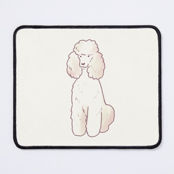 Item preview, White poodle dog designed and sold by Artofmayara.