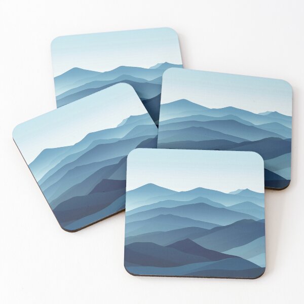 Item preview, Layered Blue Mountain Range designed and sold by palmyst.