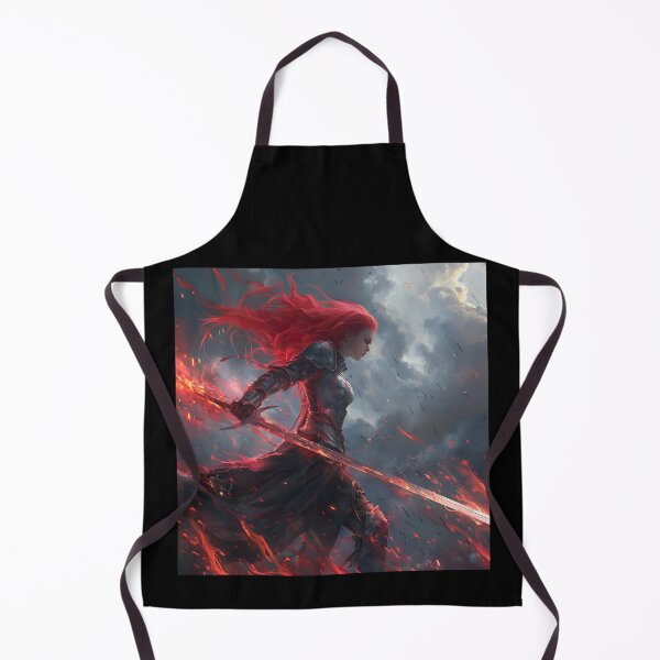 Item preview, Redhead Warrior in Fiery Battle designed and sold by palmyst.