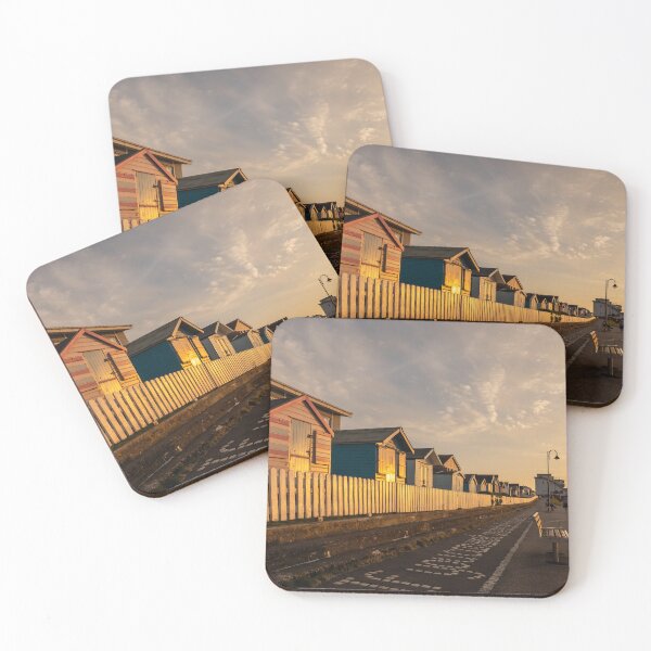 Item preview, Sunset beach huts designed and sold by twymanphoto.
