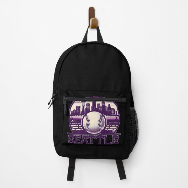 Item preview, Retro Vintage Purple Seattle City Baseball designed and sold by TomFrontierArt.