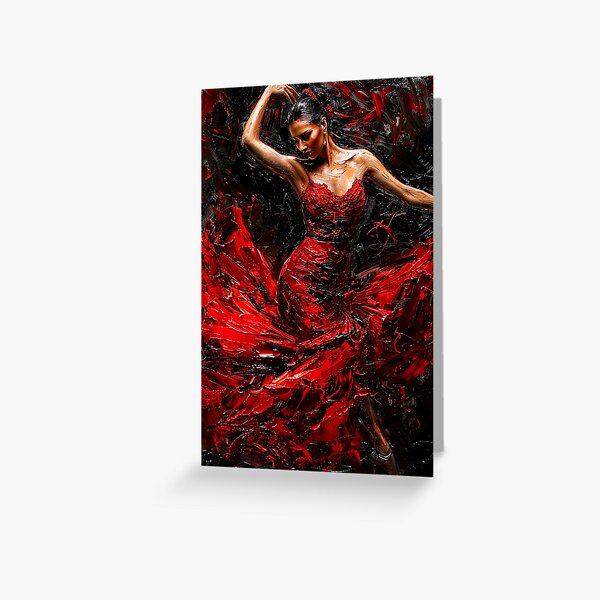 Vista previa del artículo con la obra «Furia flamenca», diseñado y vendido por AM FineArtPrints.