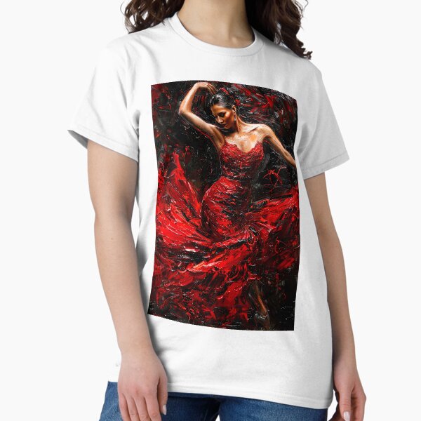 Vista previa del artículo con la obra «Furia flamenca», diseñado y vendido por AM FineArtPrints.