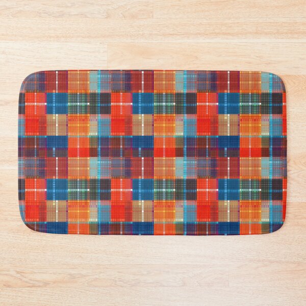 Item preview, Tartan fabric pattern colorful designed and sold by FleurDesign.