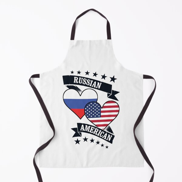 Item preview, Russian American Heart Flags Russia America designed and sold by ReallyAwesome.