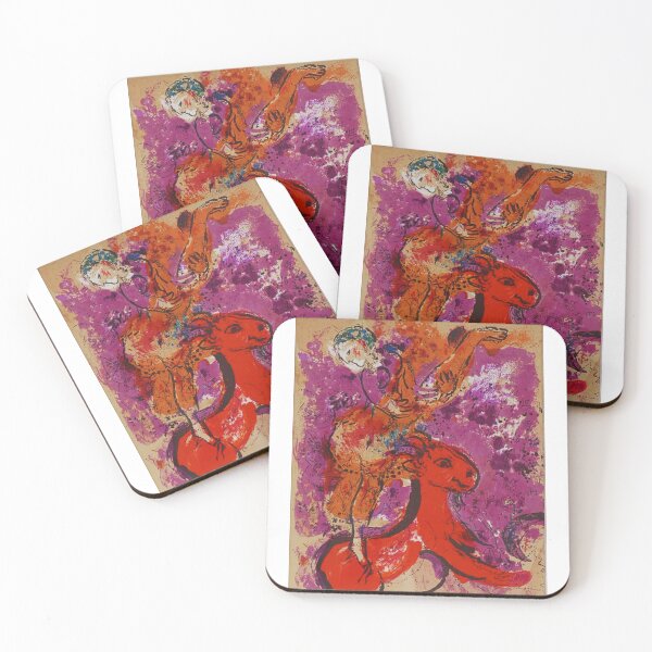 Item preview, marc chagall on red horse designed and sold by funnyshop222.