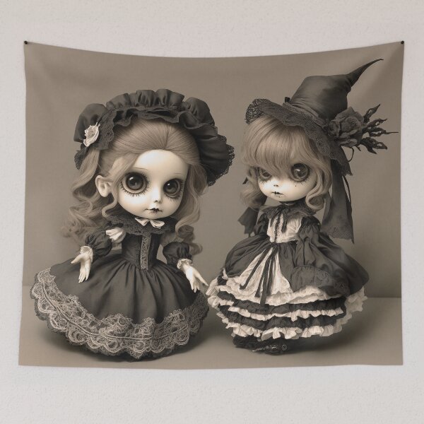 Item preview, Two victorian dolls designed and sold by Attic-Junk.