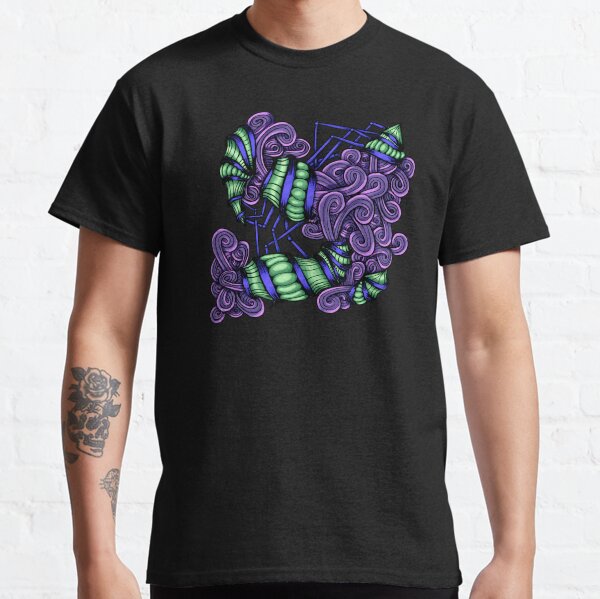 Zentangle Squishy Spirals Classic T-Shirt