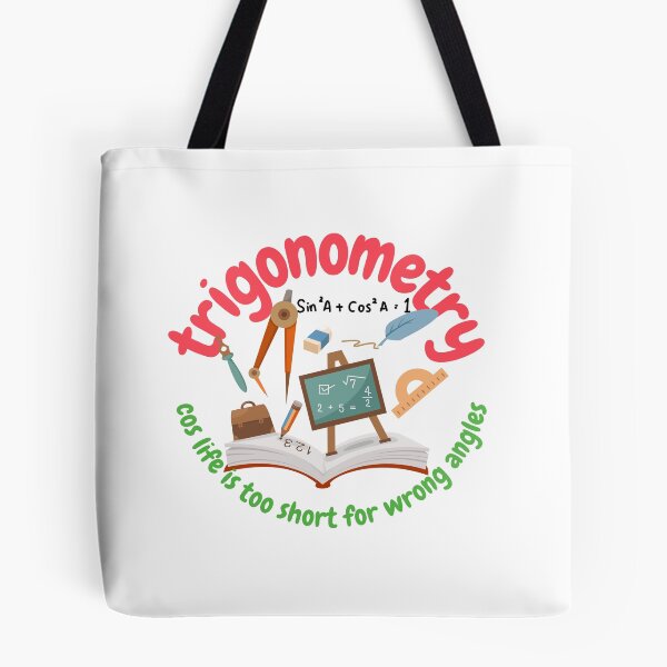 Item preview, Trigonometry, cos life is too short for wrong angles, math and trigonometry designed and sold by NoetherSym.