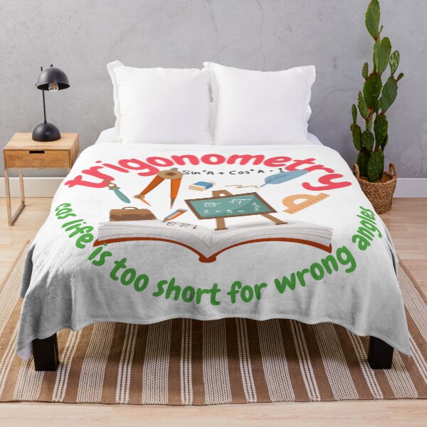 Item preview, Trigonometry, cos life is too short for wrong angles, math and trigonometry designed and sold by NoetherSym.