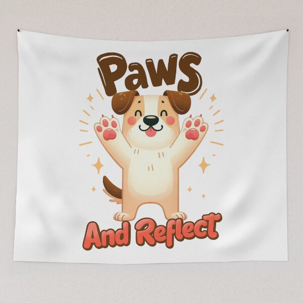 Item preview, Paws And Reflect Cute Dog designed and sold by Esskay Designs.