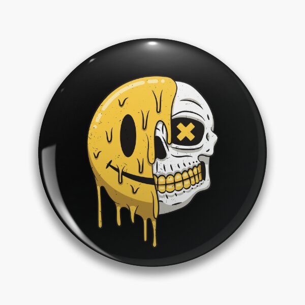 Item preview, Trippy Smile Skull Face Acid-house DJ EDM Festival Techno Rave designed and sold by BlessLifePrints.