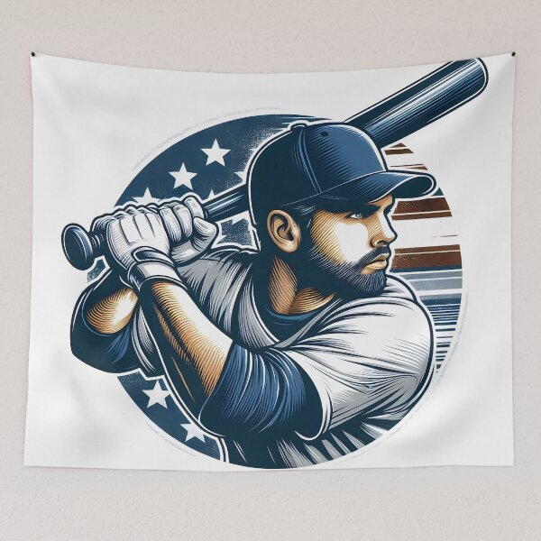 Item preview, Baseball Bat, Baseball Player, Baseball sport designed and sold by TrueArtVibes.