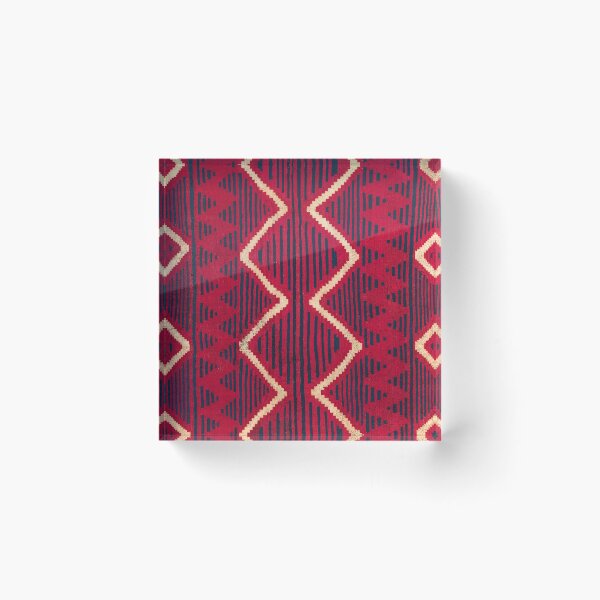 Item preview, Red Serape Textile Print 002 | Cali Boho | Bossy Cat Home designed and sold by BossyCatHome.