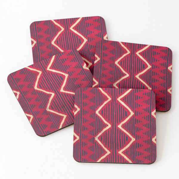 Item preview, Red Serape Textile Print 002 | Cali Boho | Bossy Cat Home designed and sold by BossyCatHome.