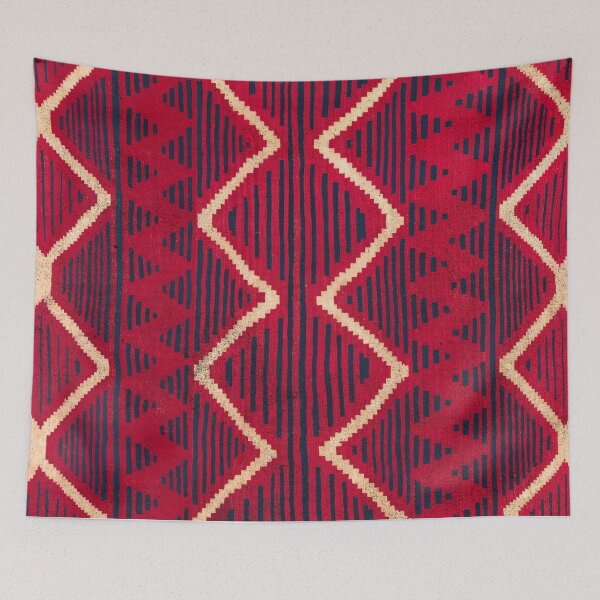 Item preview, Red Serape Textile Print 002 | Cali Boho | Bossy Cat Home designed and sold by BossyCatHome.
