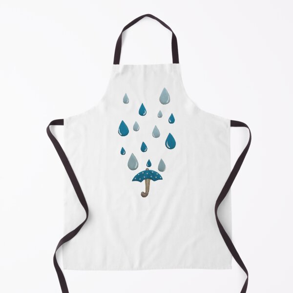 Item preview, Rain drops and a dot umbrella Royal icing cookies  designed and sold by aiko-p.