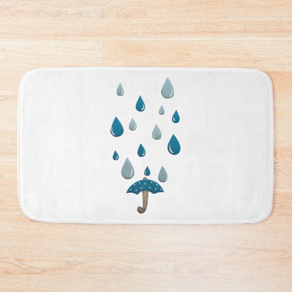 Item preview, Rain drops and a dot umbrella Royal icing cookies  designed and sold by aiko-p.