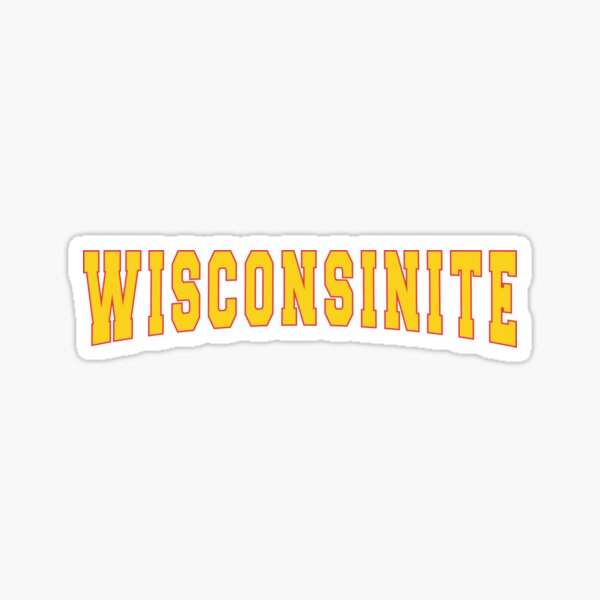 Vista previa del artículo con la obra «Wisconsinita», diseñado y vendido por US States Merch.